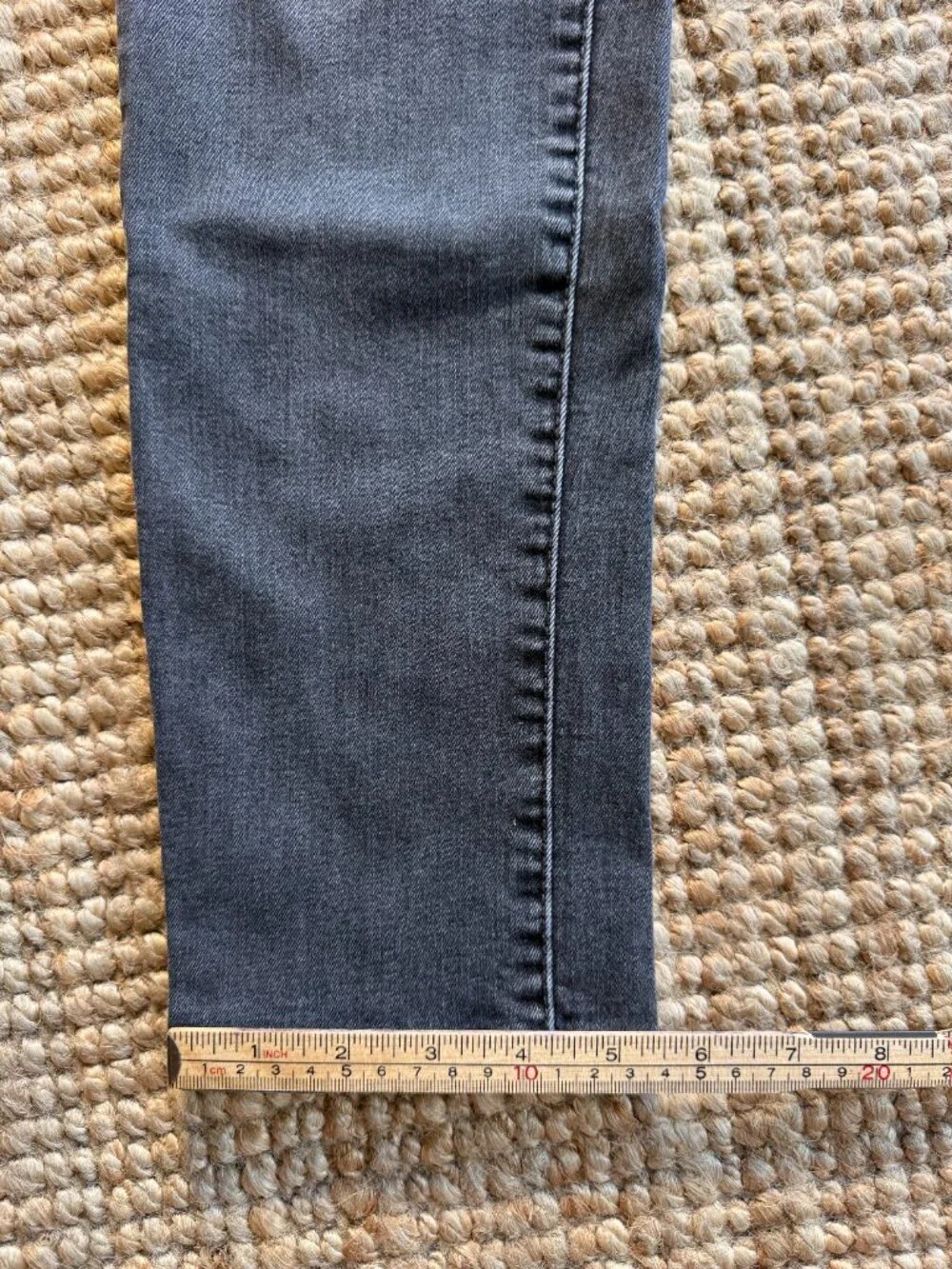 True Religion Tony Skinny Distressed Washed Black Jeans Mens Size 33